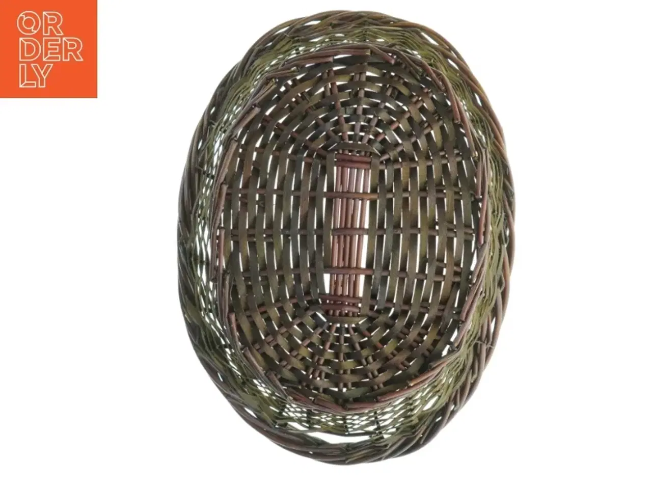 Billede 2 - Stor oval Fletkurv (str. 51 x 37 cm)