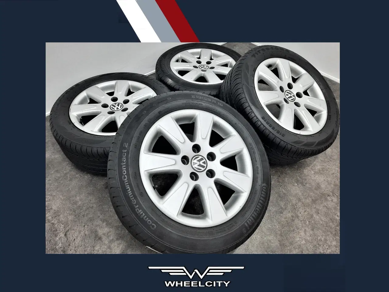 Billede 1 - 5x112 16" ET45 VW sommersæt