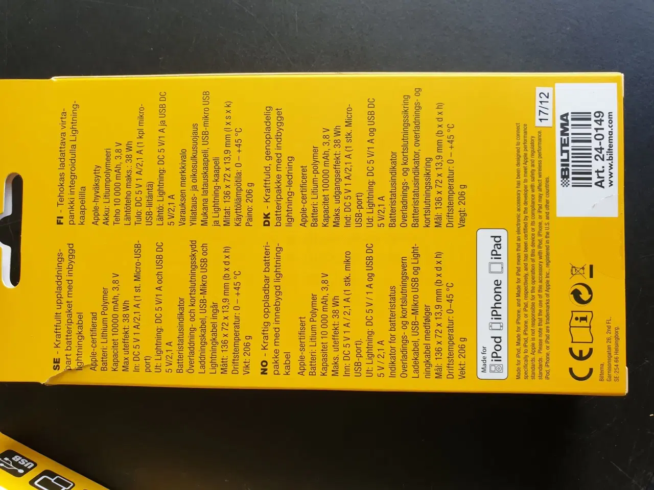 Billede 2 - 10.000 mAh Powerbank