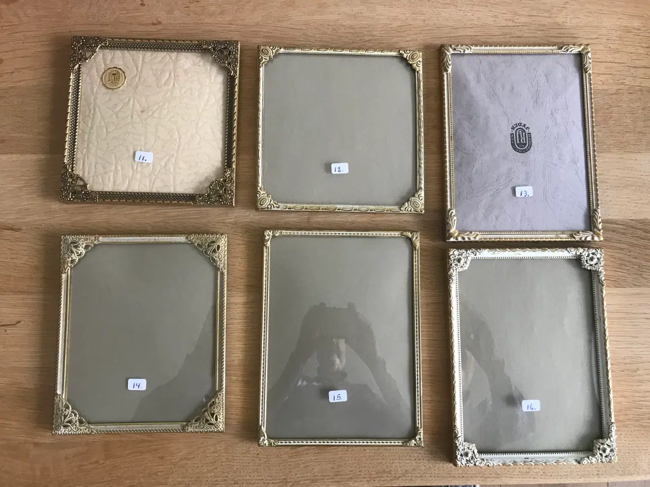 Billede 3 - Fotorammer - Metal og med buet glas - Super flotte