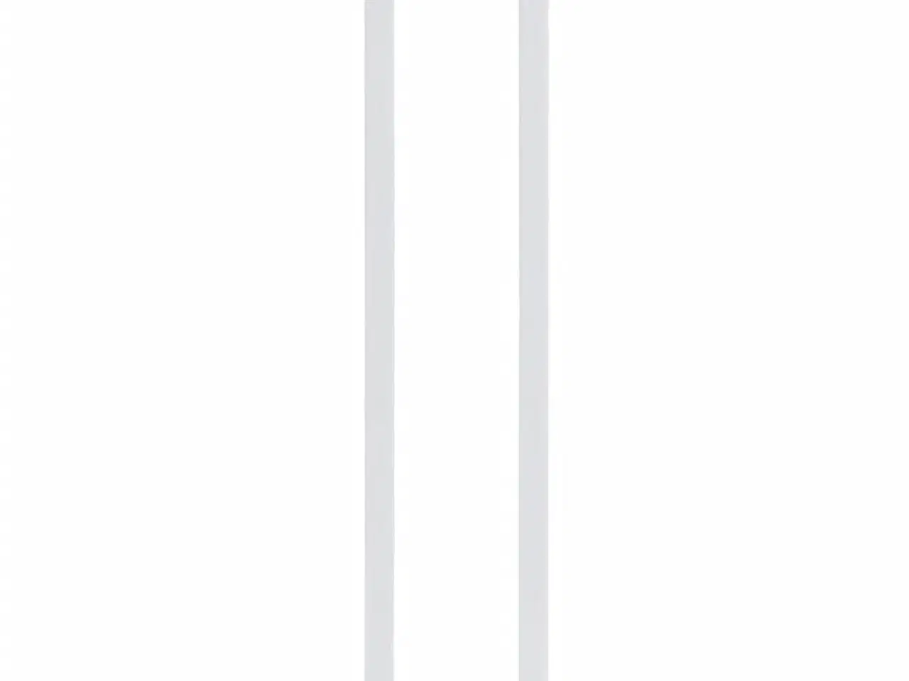 Billede 3 - Håndklædeholder 12,5x12,5x60 cm stål hvid