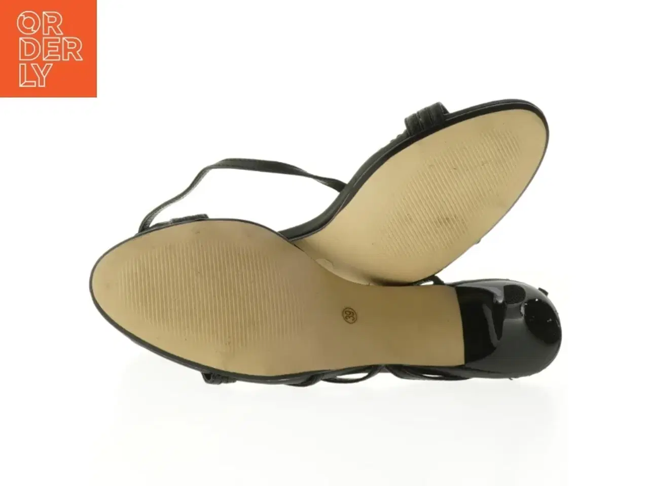 Billede 3 - Sorte stiletsandaler fra Donna Girl (str. 39 )