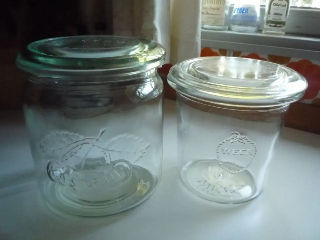 Billede 1 - Flot gammelt henkogningsglas, Kastrup glas