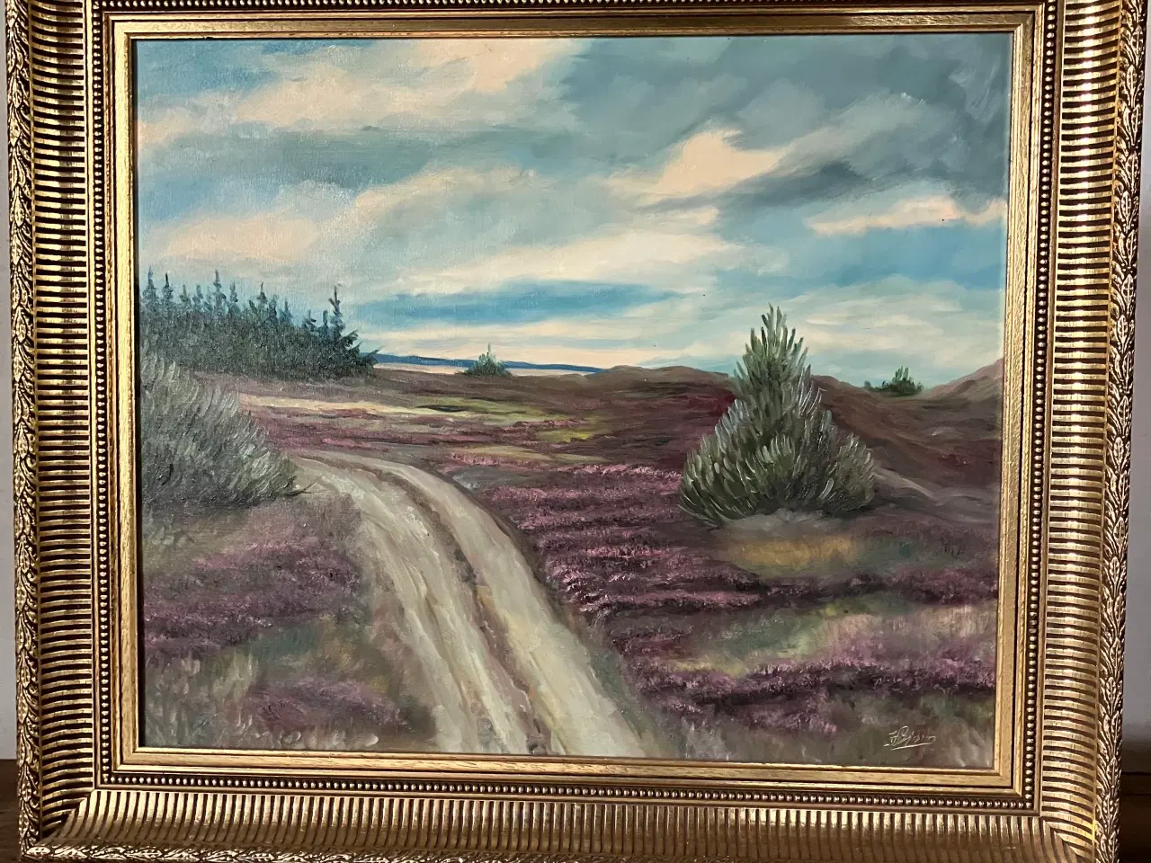 Billede 1 - Maleri, natur motiv af Henning Bjørn