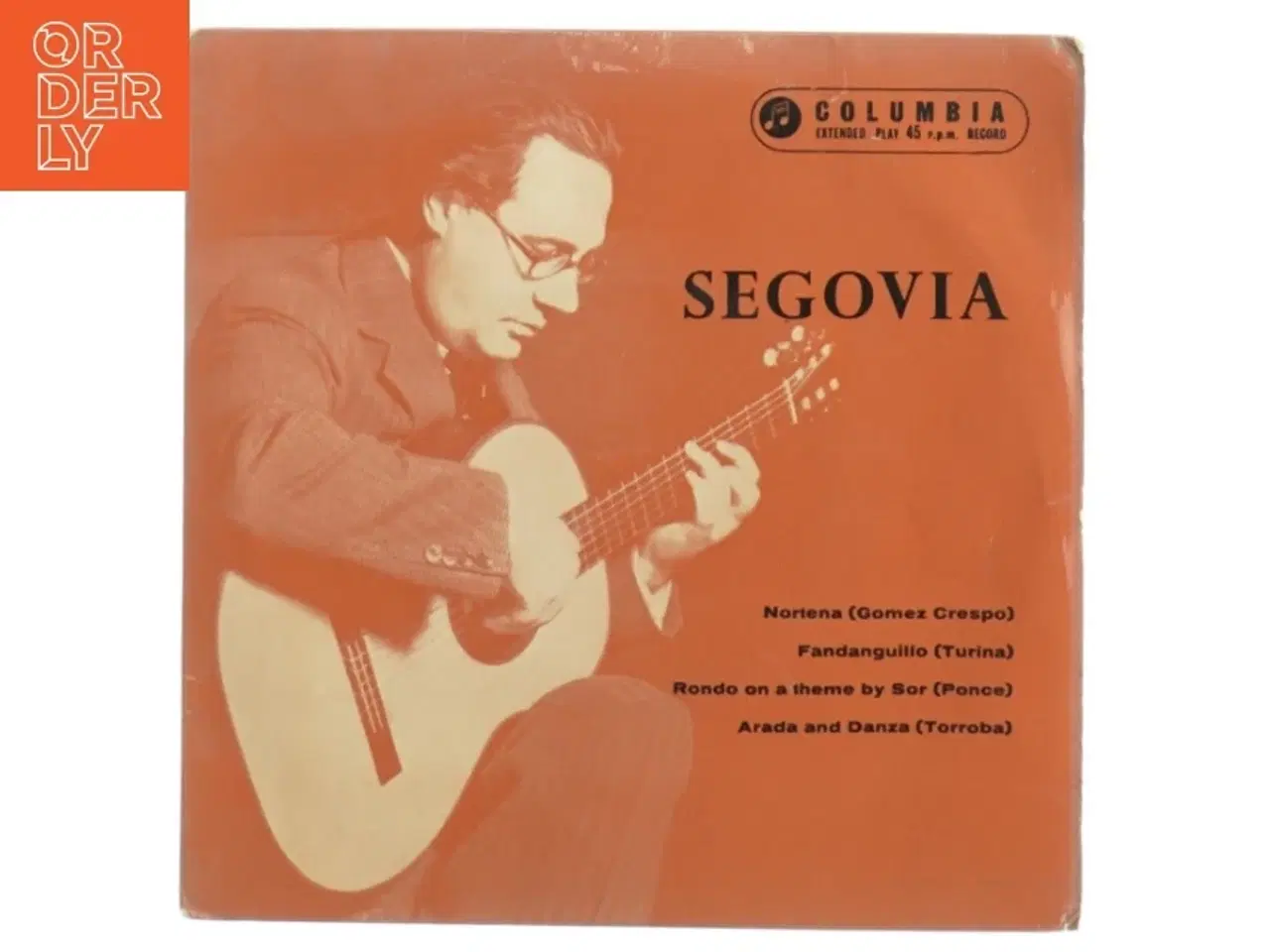 Billede 1 - Segovia Recital Vinylplade (str. 18 cm)
