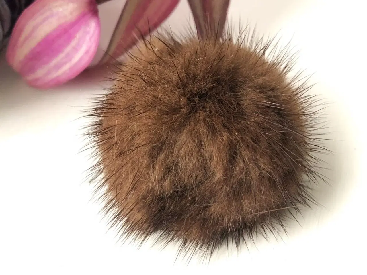 Billede 4 - Pompon i ÆGTE MINK