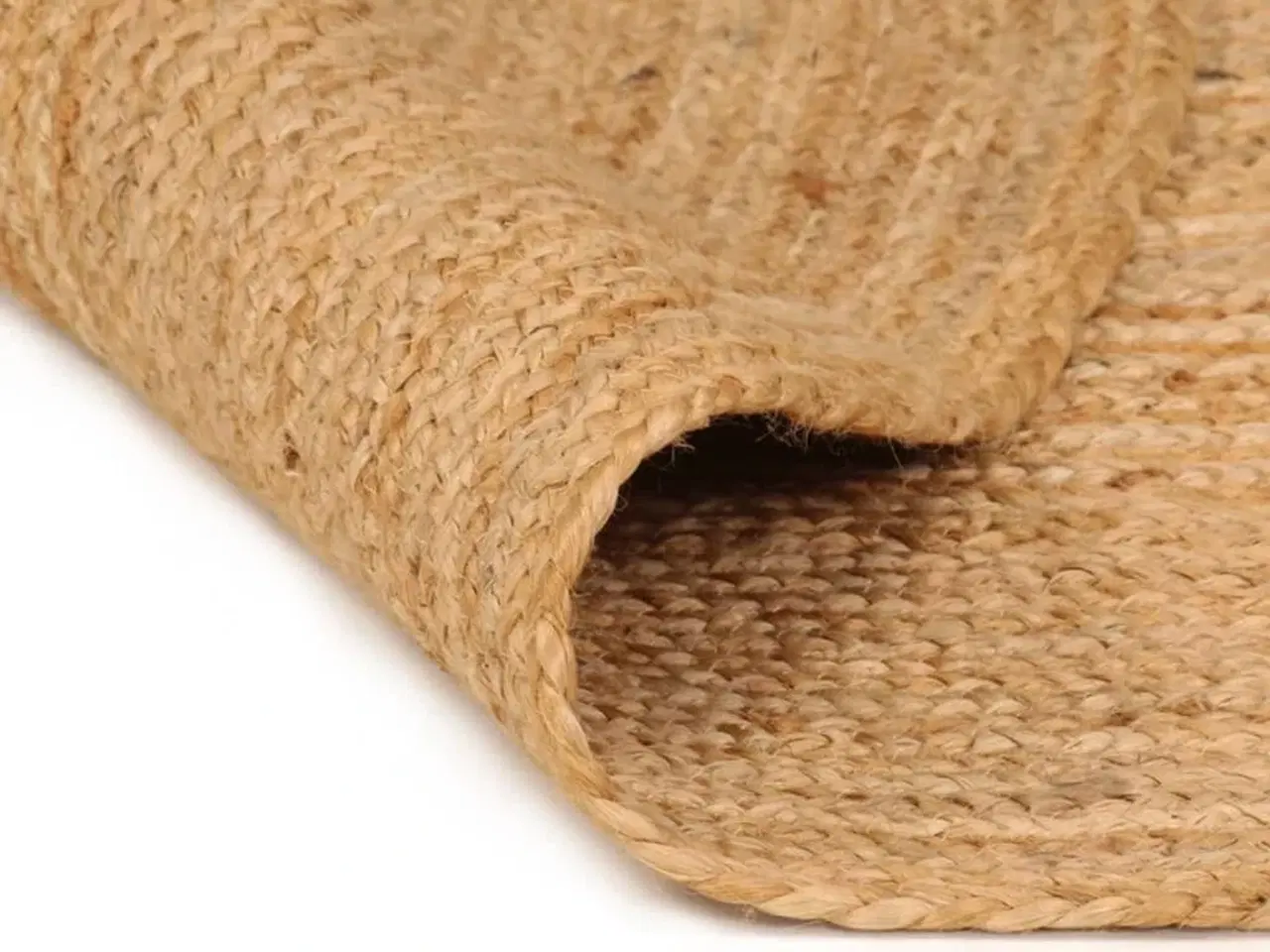 Billede 2 - Gulvtæppe 210 cm flettet jute rundt