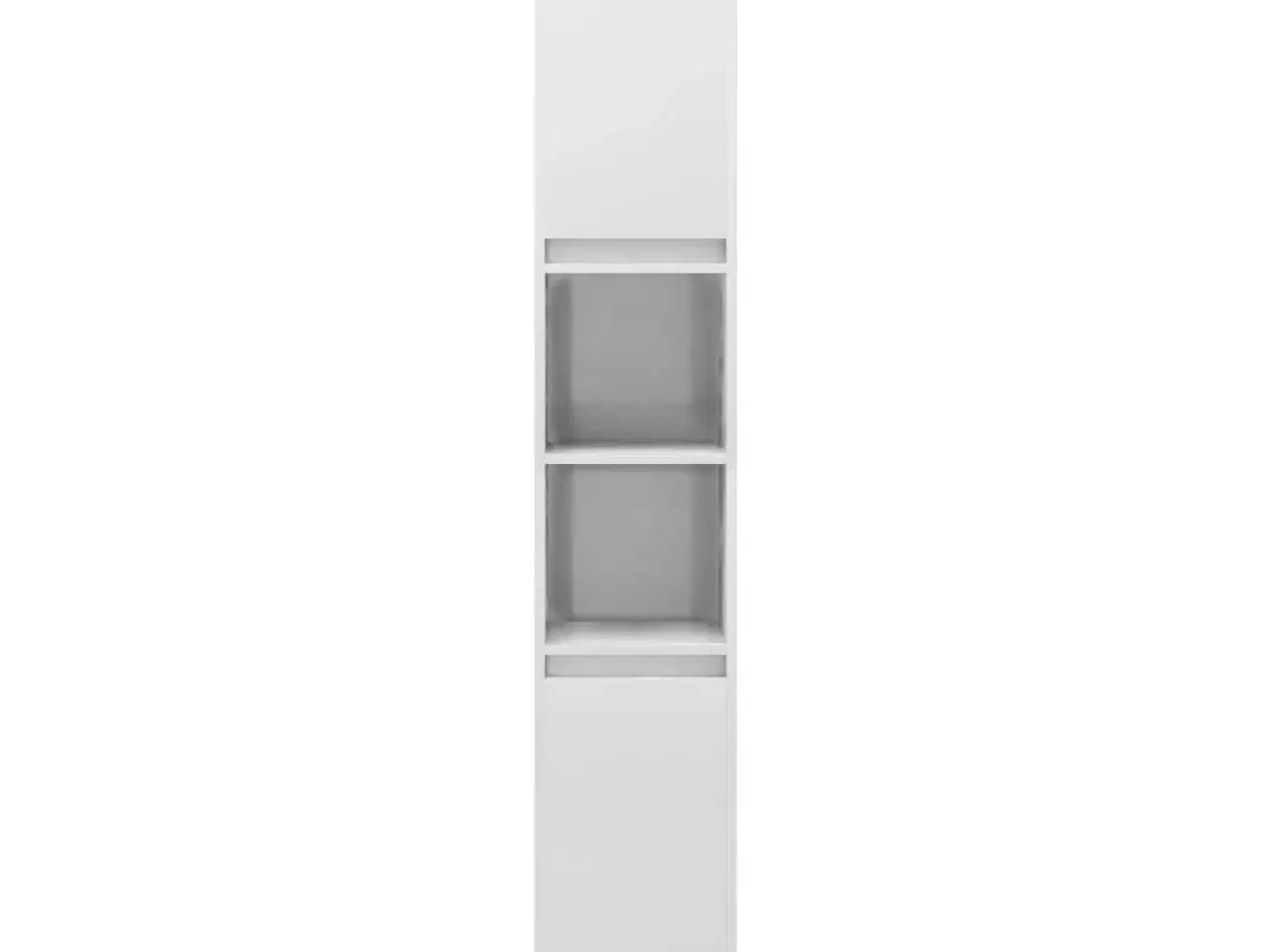 Billede 5 - Badeværelsesskab 30x30x183,5 cm konstrueret træ hvid højglans