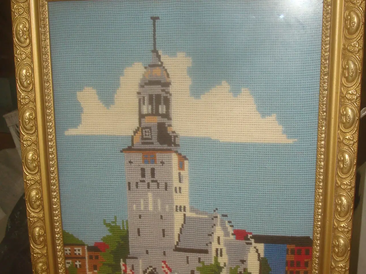 Billede 1 - BRODERI indrammet - BUDOLFI KIRKE, AALBORG