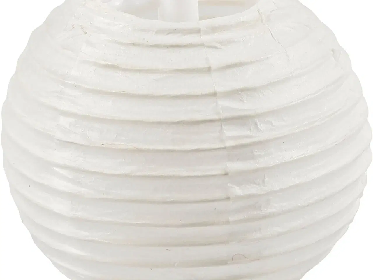 Billede 1 - Runde papirlamper 7,5 cm - 10 stk. i hvid