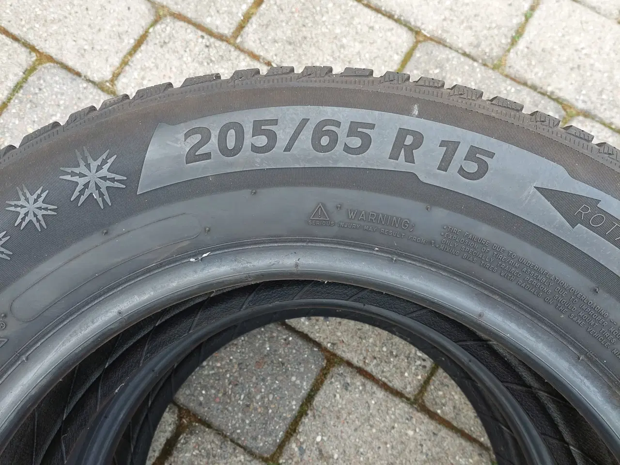 Billede 1 - 2 x vinterdæk 205x65x15 