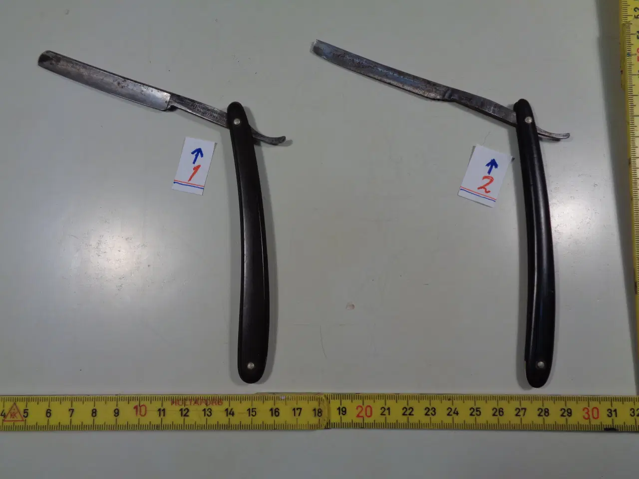 Billede 1 - Barberkniv,Ragekniv 2stk ældre. 