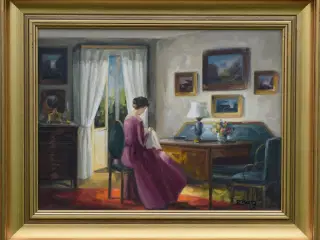 Maleri af Bente Berg (f. 1931-)