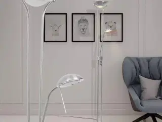 LED-gulvlampe dæmpbar 23 W