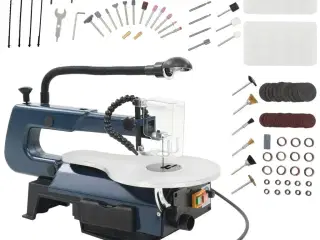 Dekupørsave-sæt med 108 dele 125 W 252 mm