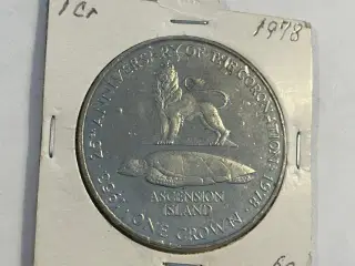 1 Crown Ascension Island 1978