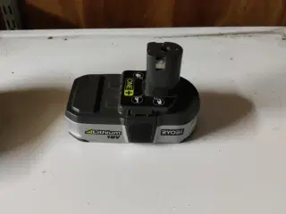 Ryobi one+ batteri. Flere haves (udlejes)
