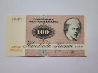 Danmark, 100 kr. seddel , 1972-serien.