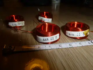 Kobber spoler, 0,22 mH