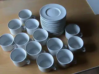 Kopper m/underkop Hvid Domino, Royal Copenhagen