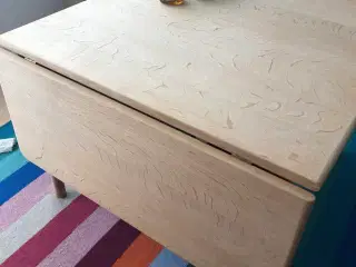 Hans J. Wegner sofabord, sæbebeh. eg m/klapper