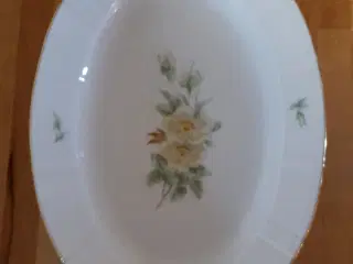 Klitrose aflangt fad