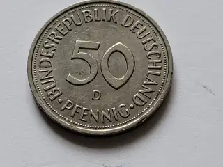 Bundesrepublik Deutschland, 50 Pfennig, D , 1991