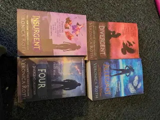 Divergent, allegiant, insurgent, "four" bøger