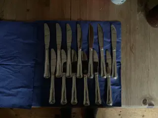 Dobbeltriflet sølvplet bestik 