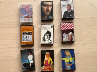 Indspillede kassettebånd