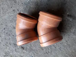 PVC bøjninger 160 mm 90- 45-30-15 grader