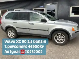  Volvo XC 90 2,5 benzin 7.personers 