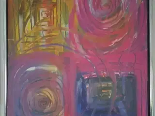 Abstrakt Akryl maleri 