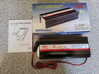 12v til 220v Converter til bil