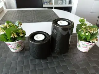 2 Flotte Menu Fyrfads Keramikstager
