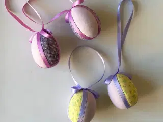 Mini påskeæg. pastel mix, 4 stk samlet