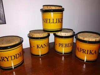 Knabstrup krydderi krukker