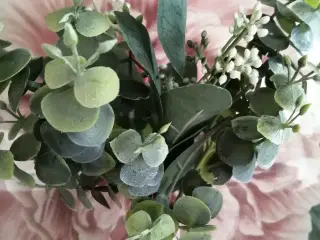 NYE kunstige blomster eukalyptus buket 