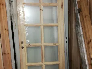 NY GLASDØR 72,5x204 UBEH. M/KARM, 1200,-
