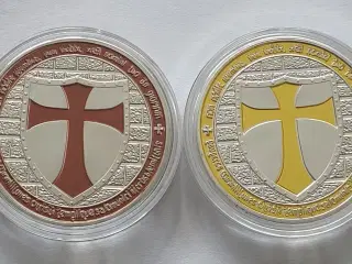 3 stk frimurer medaljer og 1 stk frimurer pin
