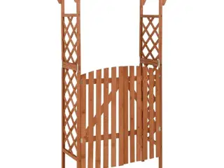 Pergola med låge 116x40x204 cm massivt grantræ