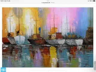Oliemaleri 120x80 cm