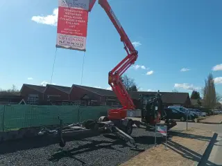 18m omme trailerlift udlejes 