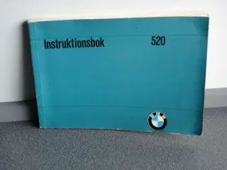 Bmw 520 Instruktionsbog