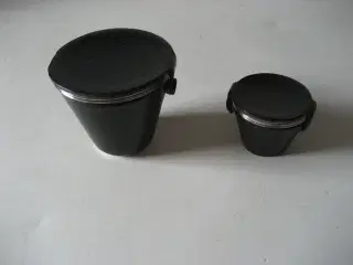 2 sæt stålbægre sælges