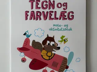 Tegn og farvelæg, Male- og aktivitetsblok - NY!