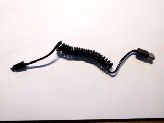 spiralkabel  usb  til usb  micro-b