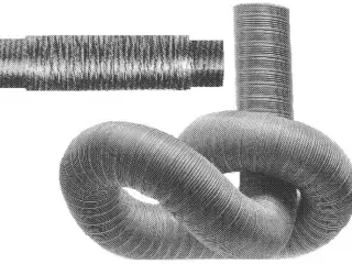 Udsugninsslange metal Ø100mm 4 M