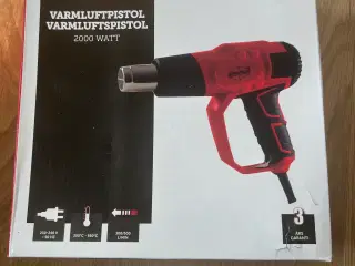 Varmepistol.             