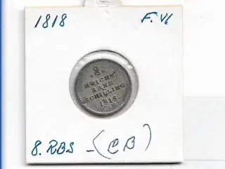 8  Rbs.  F  VI  1818  ( CB )  ( sieg 2016 700 .- )